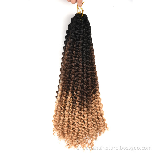 Hot Selling sc 18inch 24inch Passion Twist Hair Synthetic Crochet Wave Braid Hair Extension Spring Twist Hair
